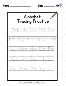 tracing letters