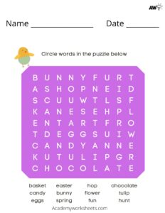 holiday word search, 