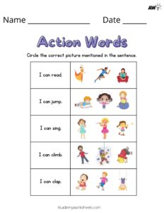 action words 