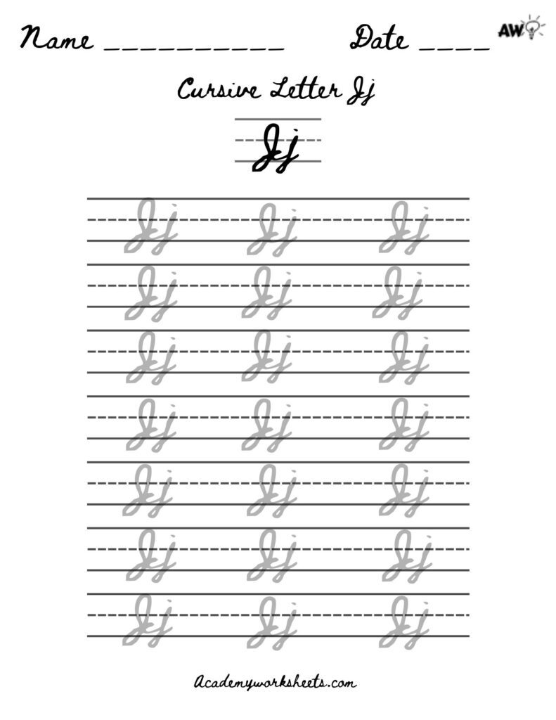 j script alphabet