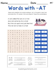 word families at