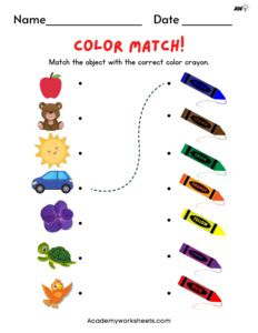 kindergarten matching
