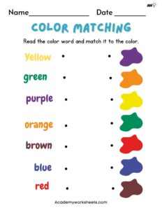 kindergarten colors
