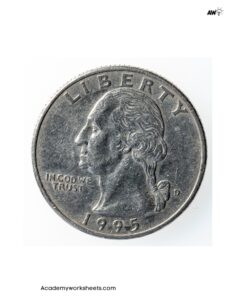 large printable quarter US coins